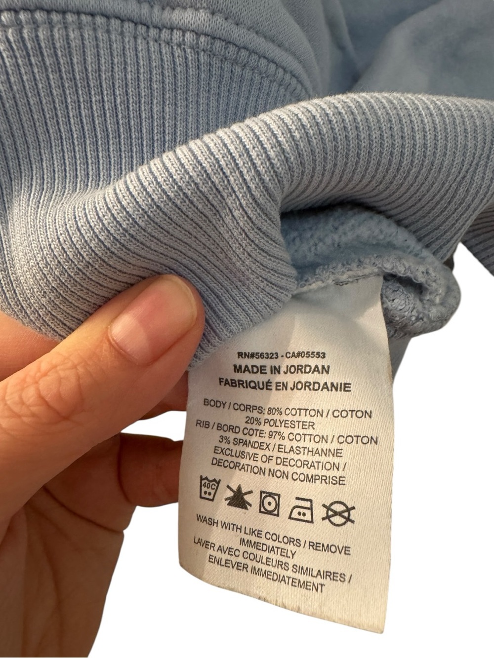 Light Blue Nike Crewneck Sweatshirt Size Small - Picture 6 of 7